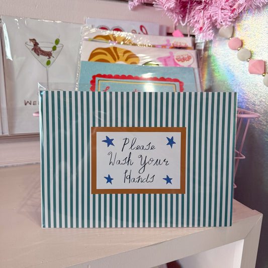 Please Wash Your Hands Wall Art Print