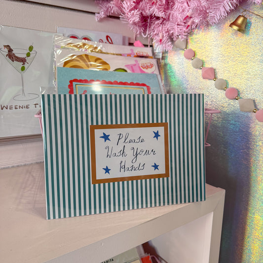 Please Wash Your Hands Wall Art Print