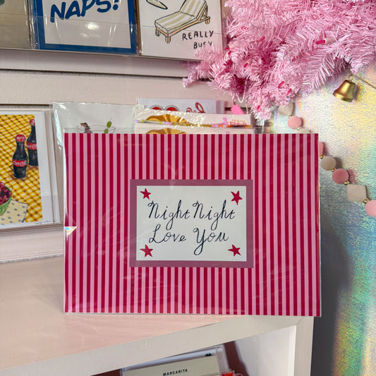 Night Night Wall Art Print