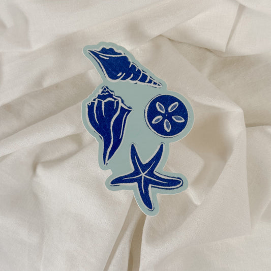 Blue Shell Collection Vinyl Sticker