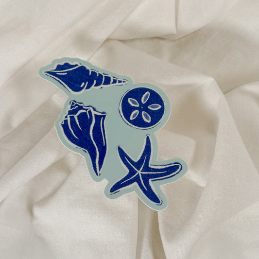 Blue Shell Collection Vinyl Sticker