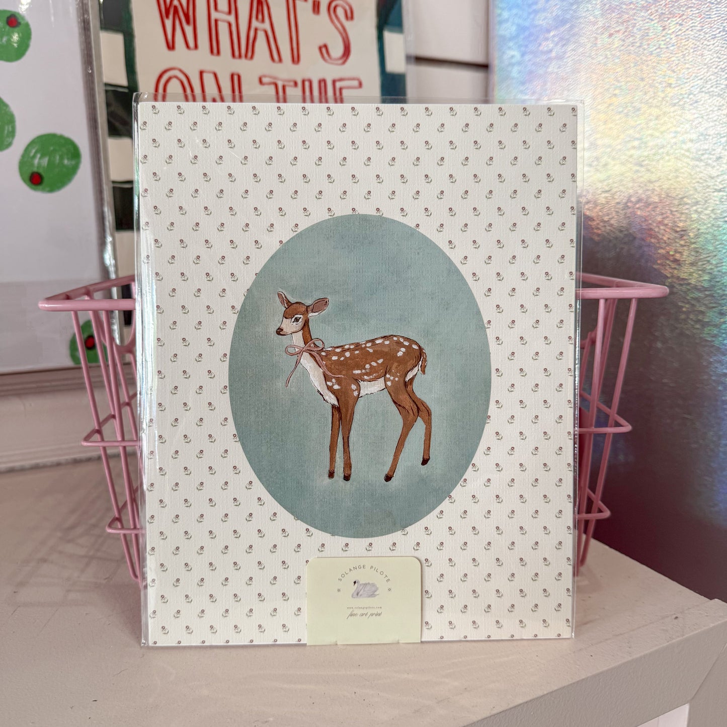 Cottage Deer Wall Art Print