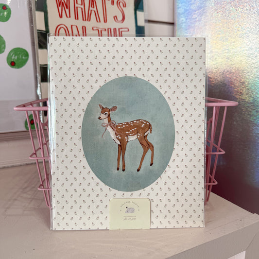 Cottage Deer Wall Art Print