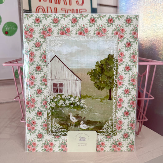 Countryside Cottage Wall Art Print