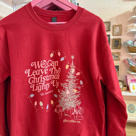 Christmas Lights Crewneck Sweatshirt