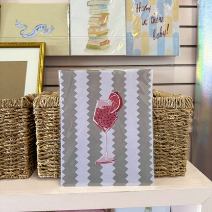 Polka Dot Cocktail Wall Art Print