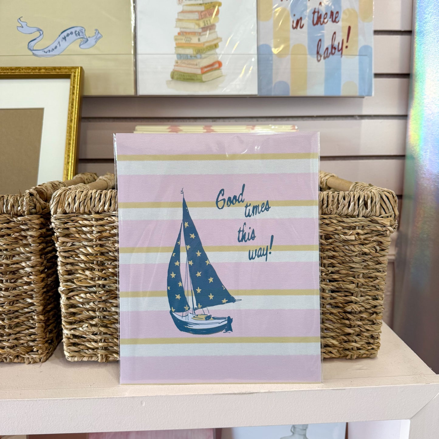 Good Times Boat Wall Art Print
