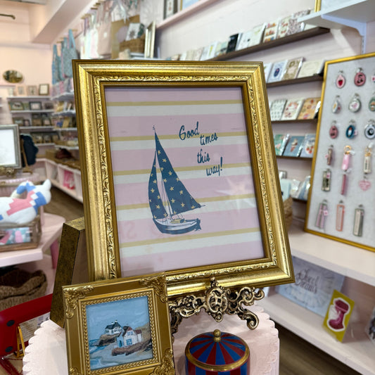 Good Times Boat Wall Art Print