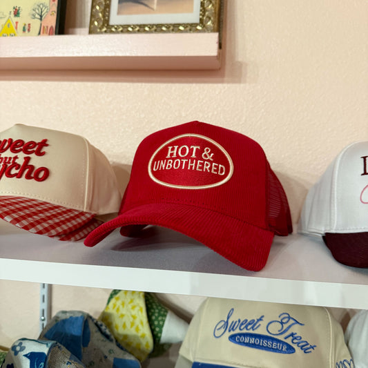 Hot And Unbothered Trucker Hat