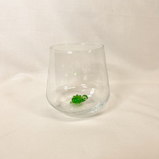 Turtle Glass Cup