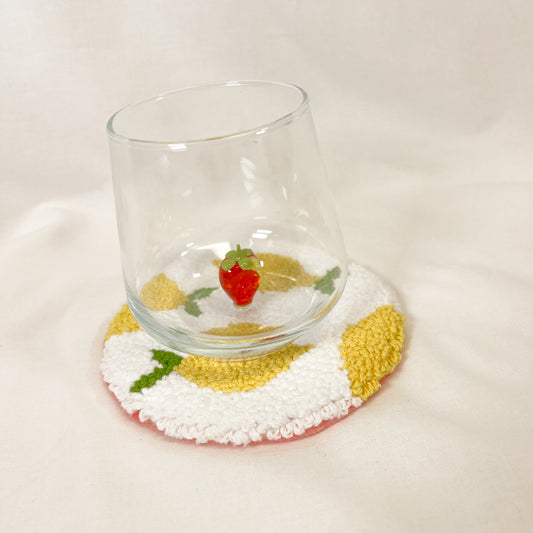 Strawberry Glass Cup