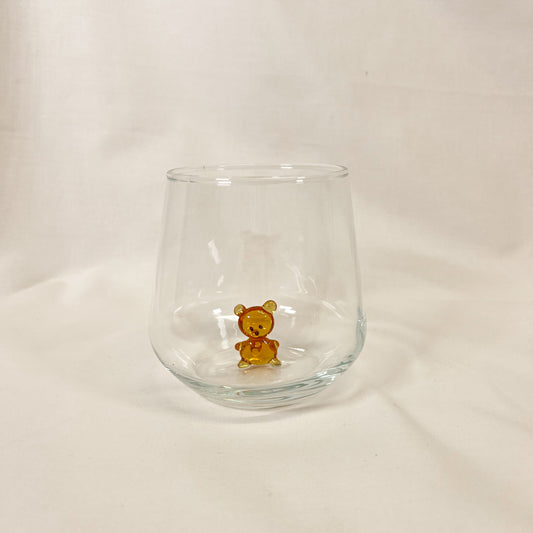 Teddy Bear Glass Cup