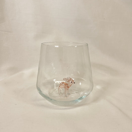 Deer Glass Cup