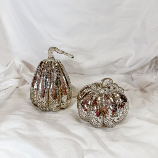 Mercury Glass Pumpkin