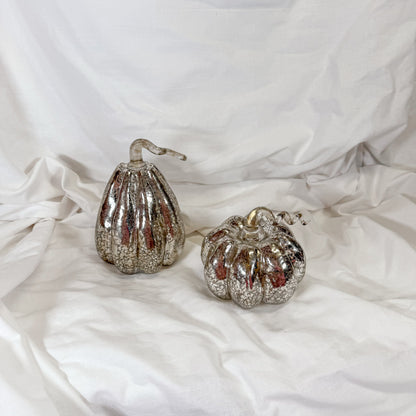 Mercury Glass Pumpkin