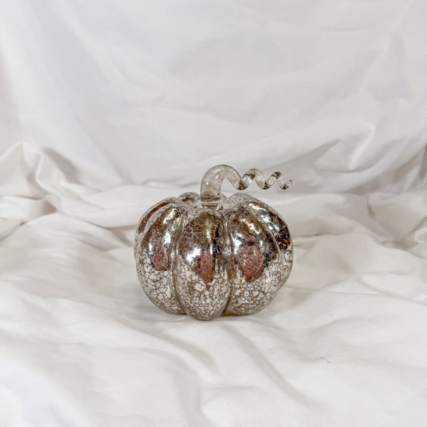 Mercury Glass Pumpkin
