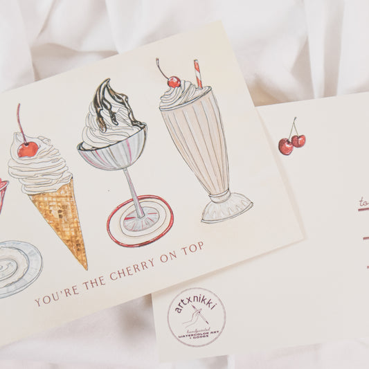 Cherry On Top Postcard