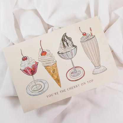 Cherry On Top Postcard
