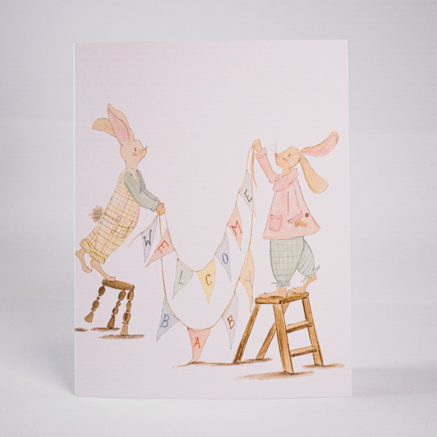 Bunny Parents Birthday Greeting Card