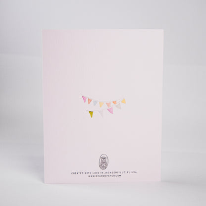 Bunny Parents Birthday Greeting Card