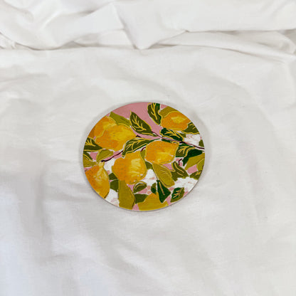 Lemons Cork Coaster