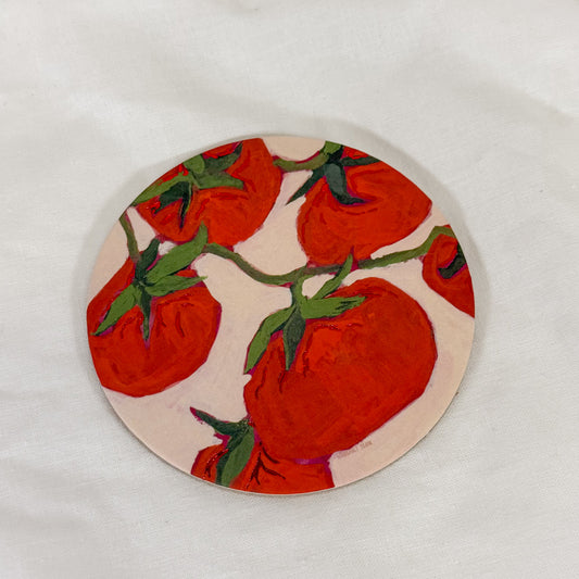 Tomato Cork Coaster