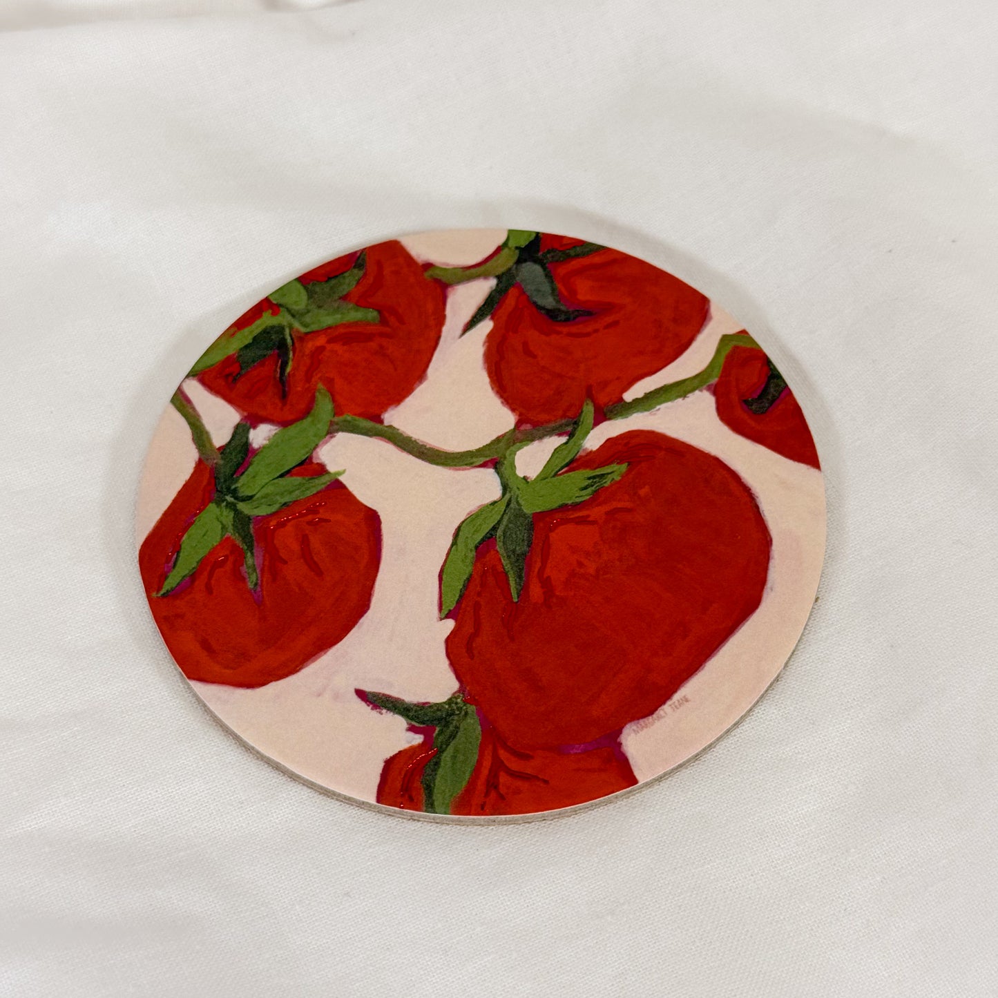 Tomato Cork Coaster