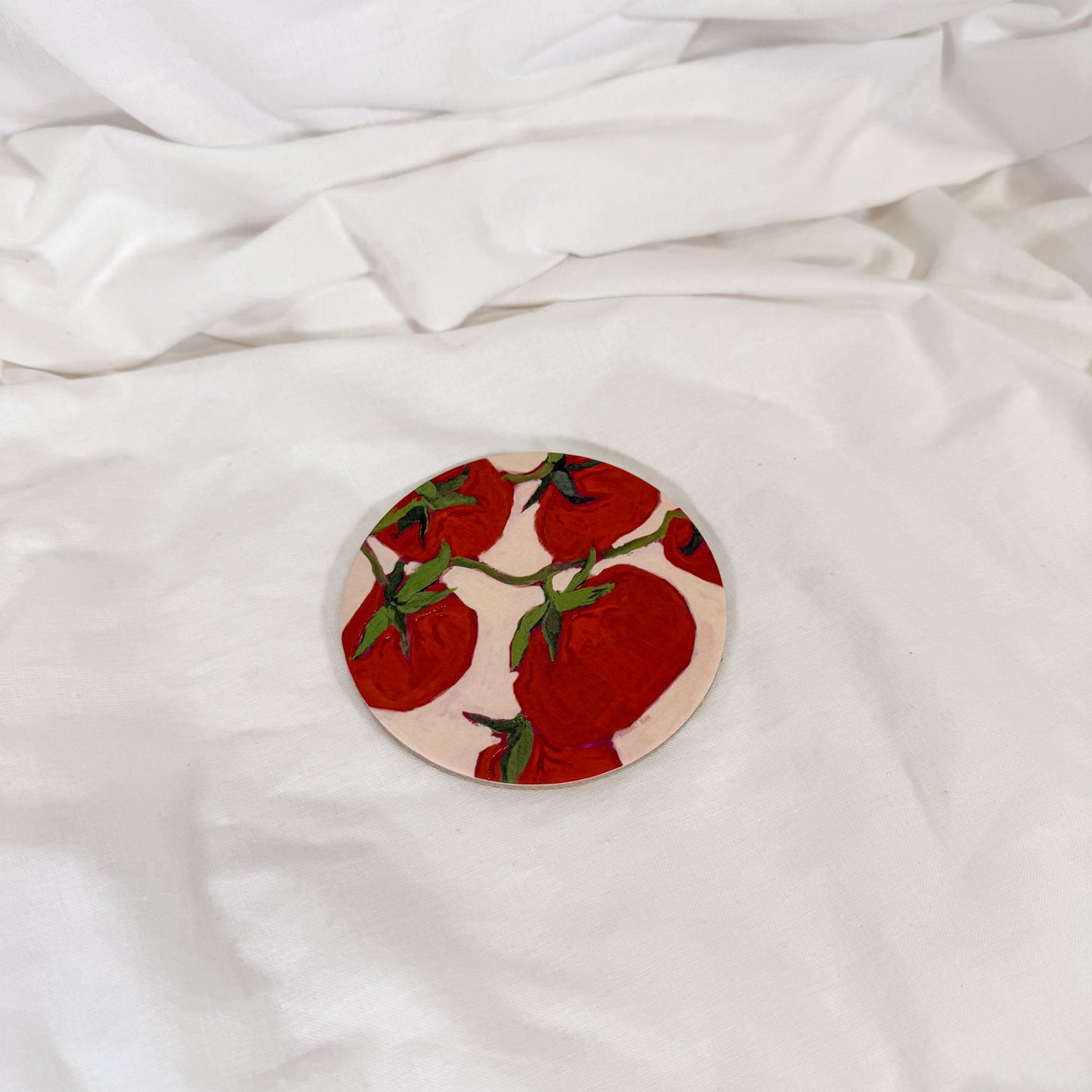 Tomato Cork Coaster