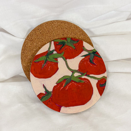 Tomato Cork Coaster