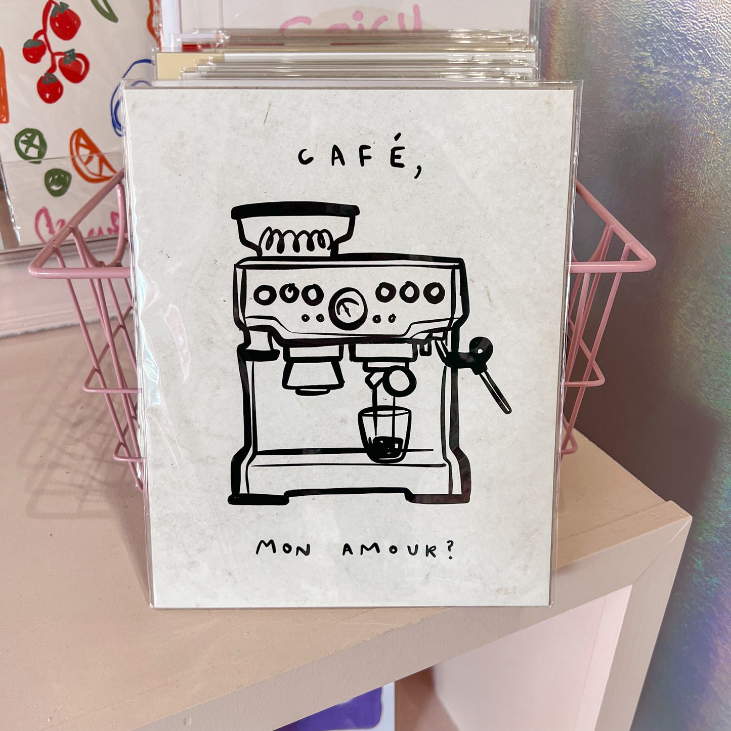 Cafe Amour Wall Art Print