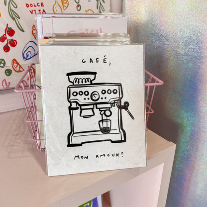 Cafe Amour Wall Art Print