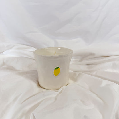 Lemon Ceramic Candle