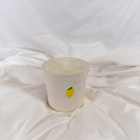 Lemon Ceramic Candle