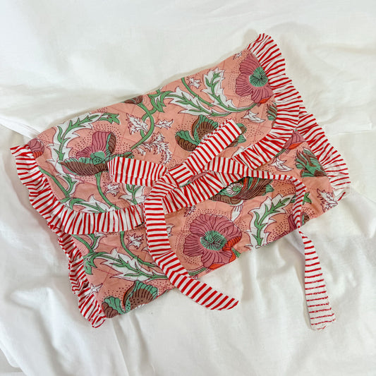 Quilted Floral Laptop Case