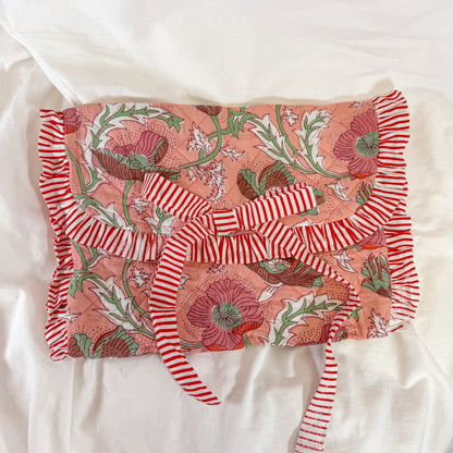 Quilted Floral Laptop Case
