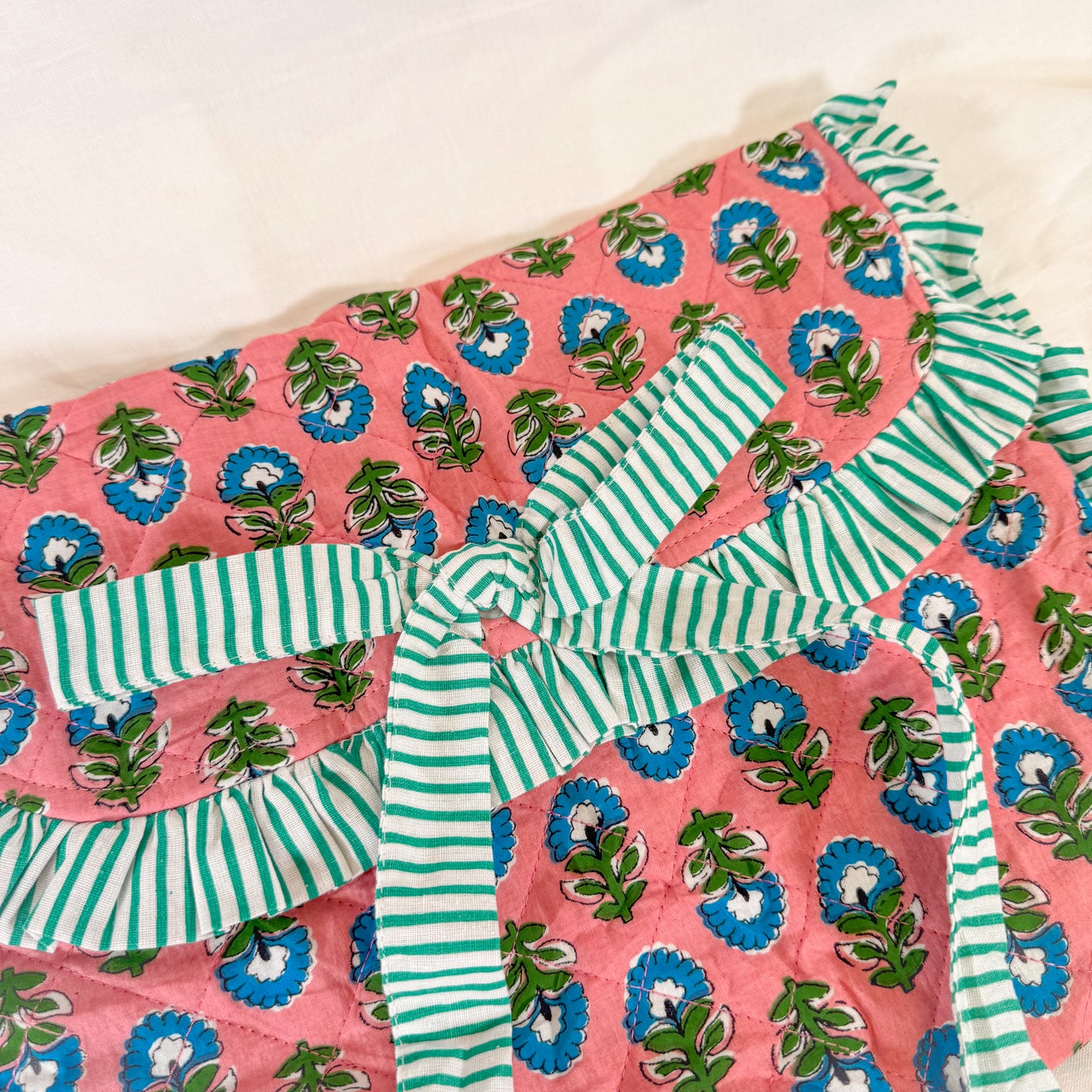 Quilted Floral Laptop Case