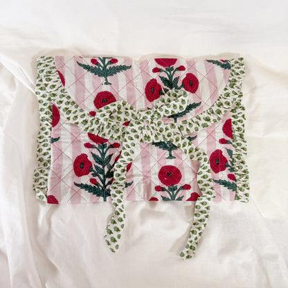 Quilted Floral Laptop Case