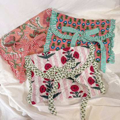 Quilted Floral Laptop Case
