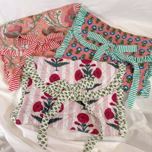 Quilted Floral Laptop Case