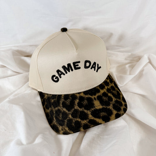 Leopard Game Day Trucker Hat