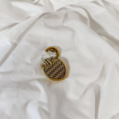 Gold Heart Lock Lighter