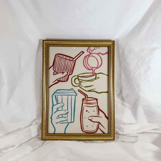 Classic Gold A4 Picture Frame