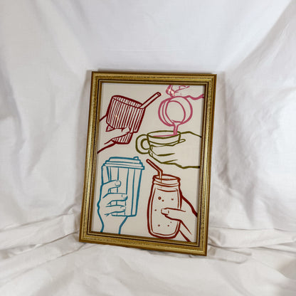 Classic Gold A4 Picture Frame