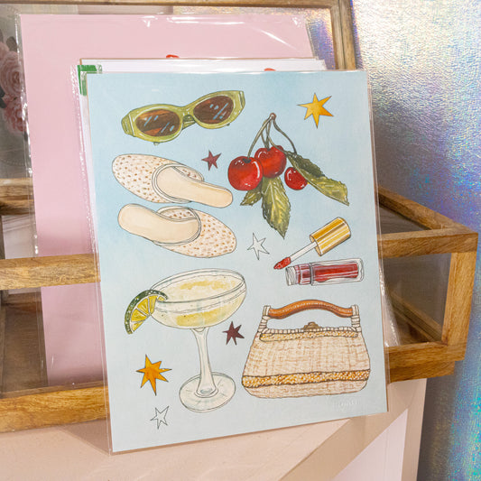 It Girl Wall Art Print