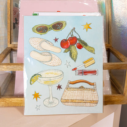 It Girl Wall Art Print