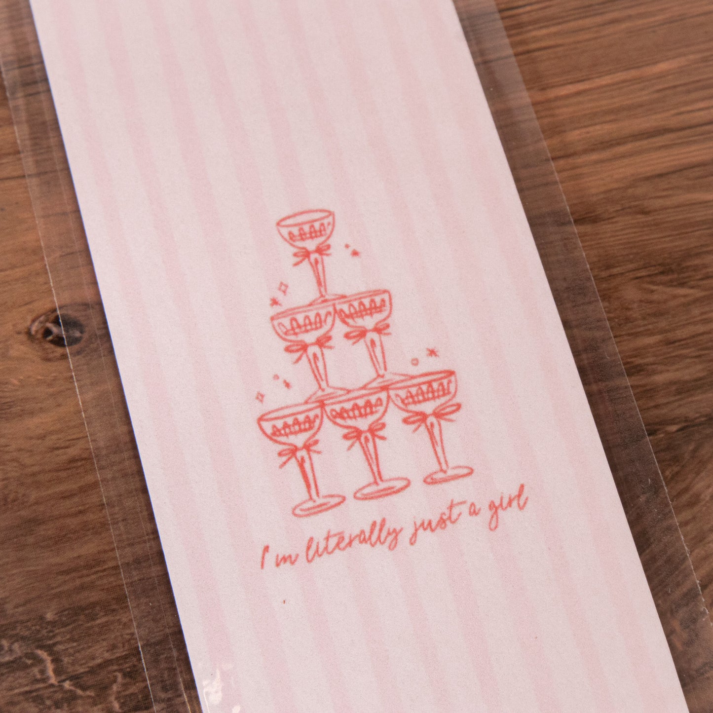 Just A Girl Bookmark