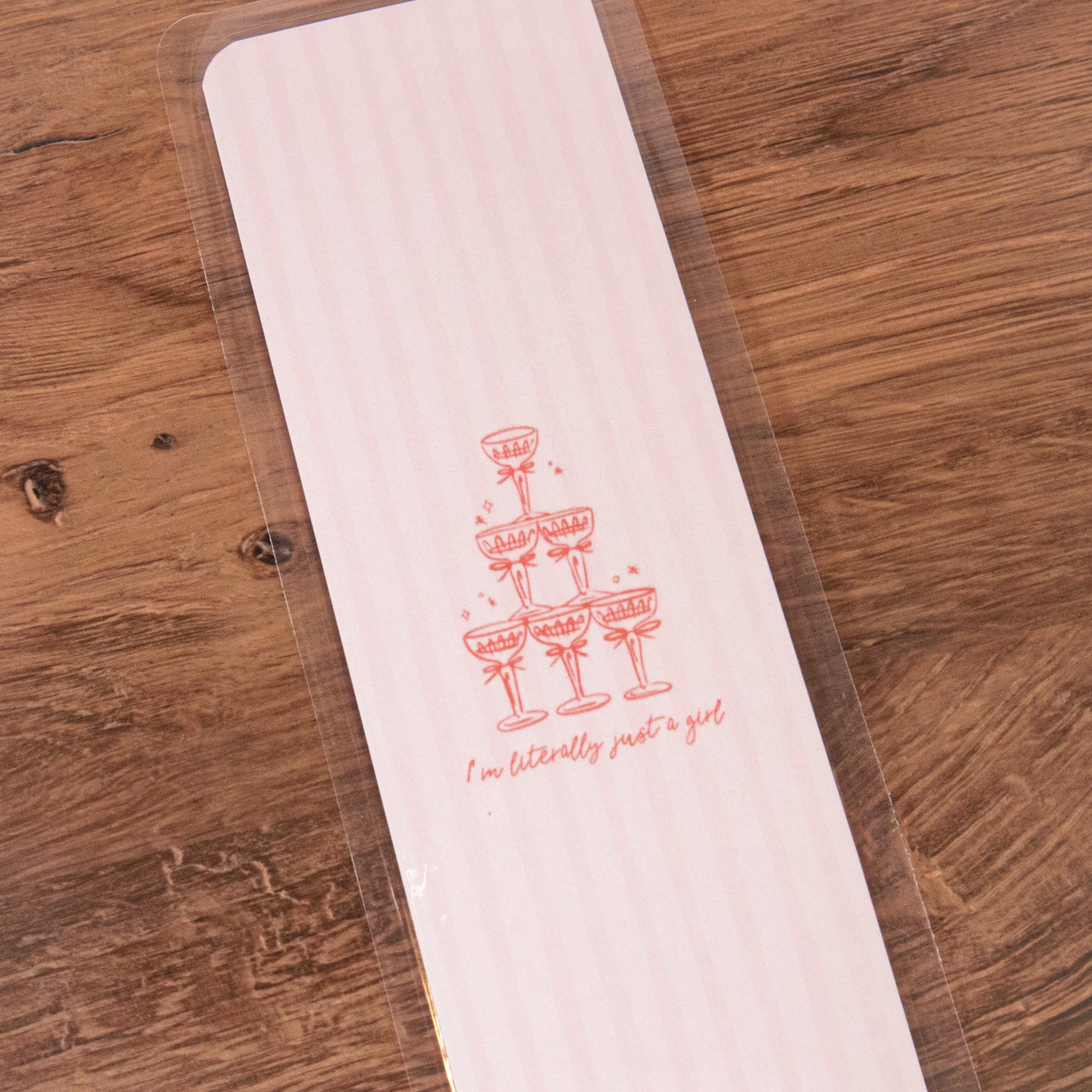 Just A Girl Bookmark