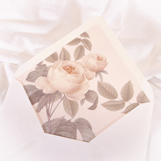 Pink Rose Letter Writing Set
