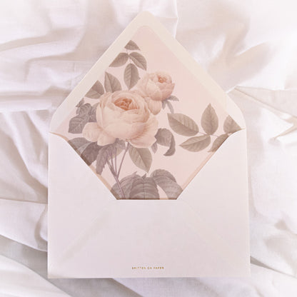 Pink Rose Letter Writing Set