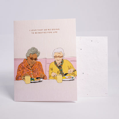 Besties For Life Greeting Card